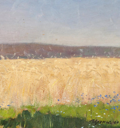 Oil Painting Landscape Fields Ivan Kirillovich Tsyupka Landscape