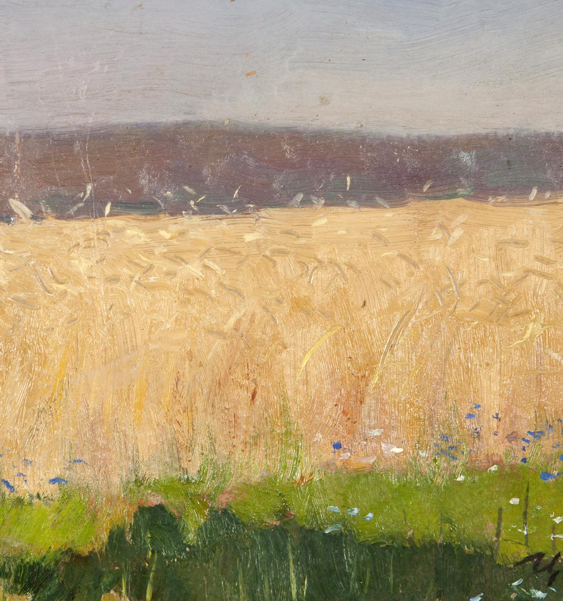 Oil Painting Landscape Fields Ivan Kirillovich Tsyupka Landscape