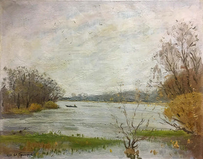 Oil painting Swamp landscape Grigoryev Sergey Alekseevich