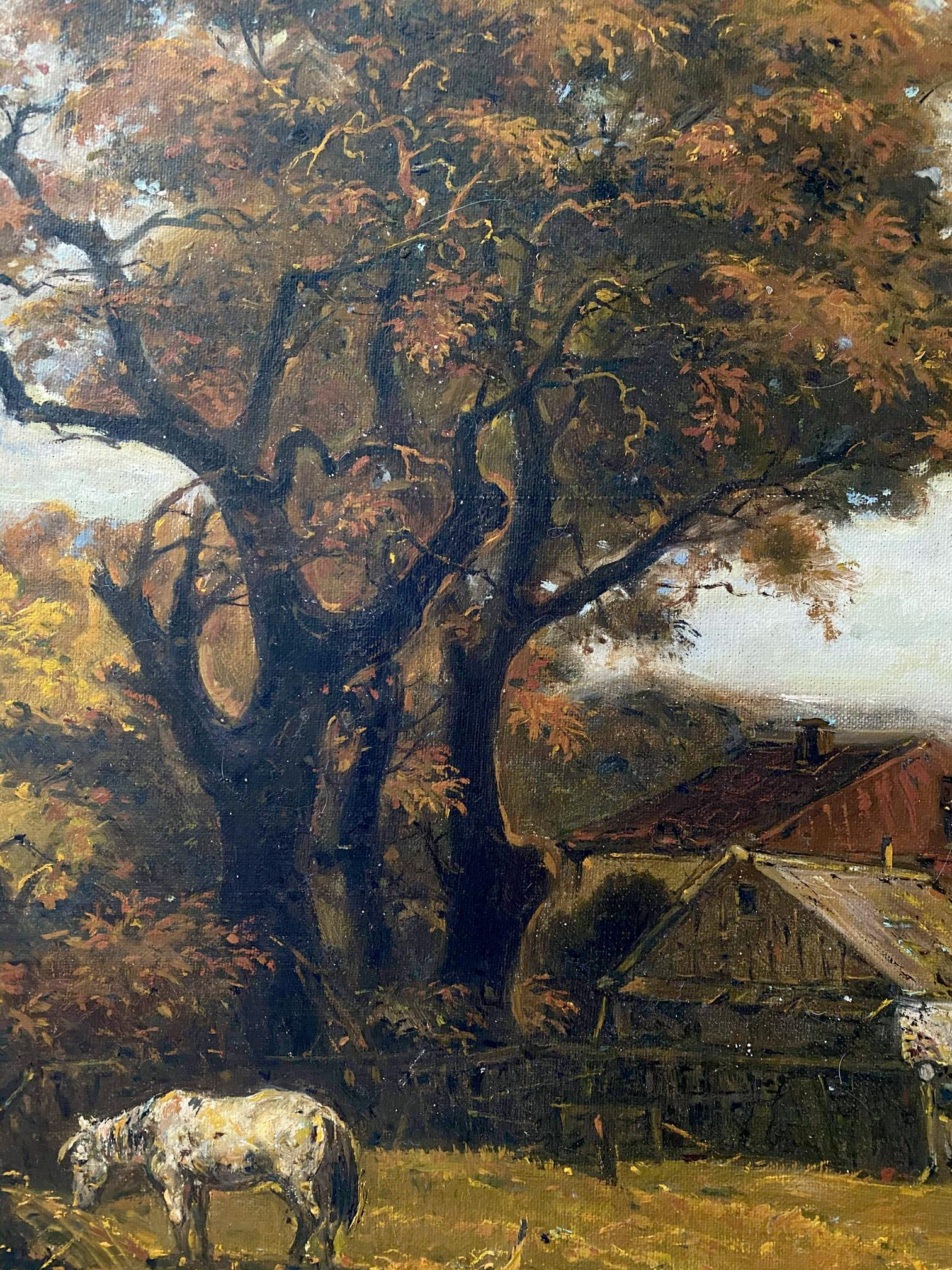 village landscape art