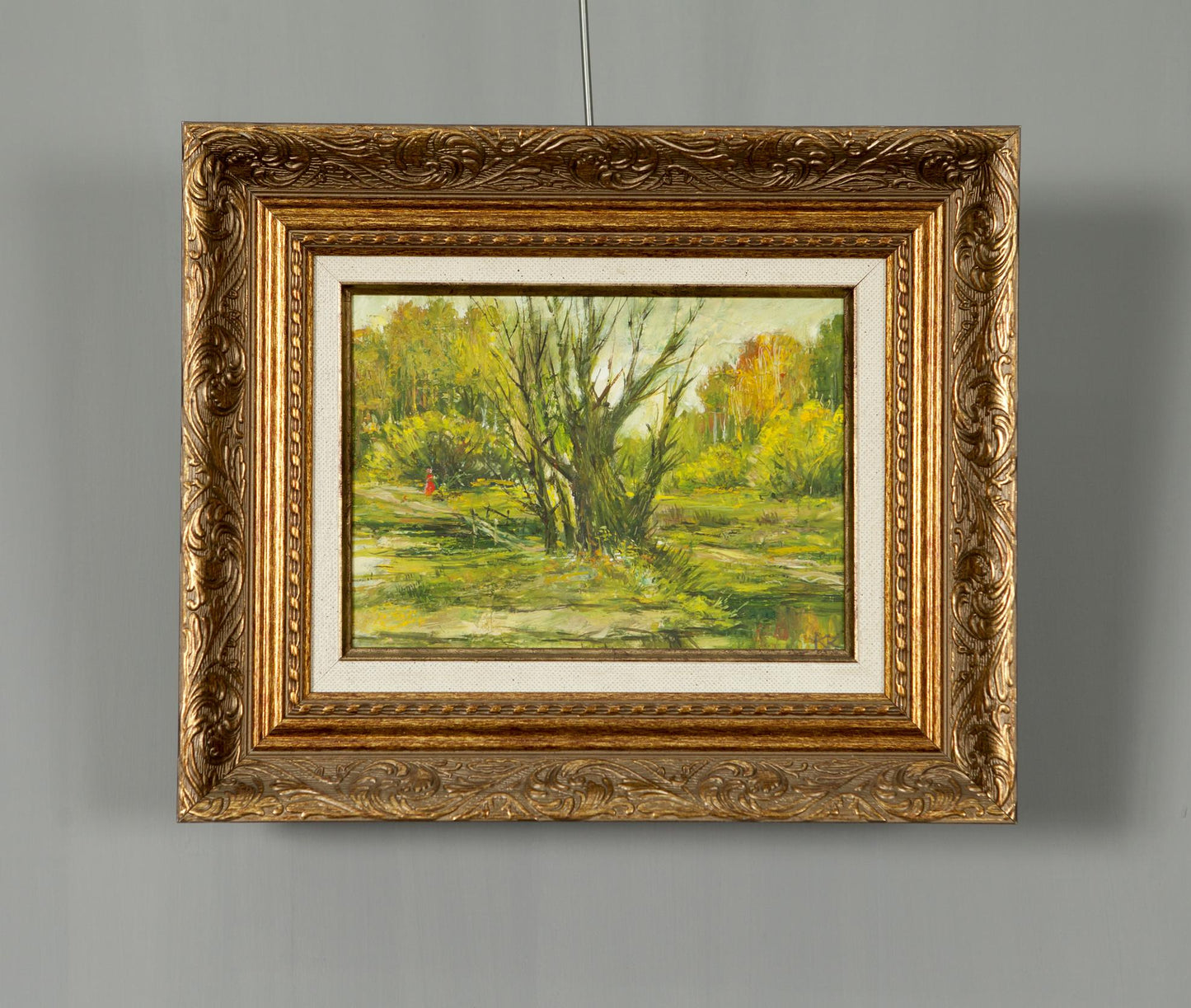 Oil Painting In the Forest