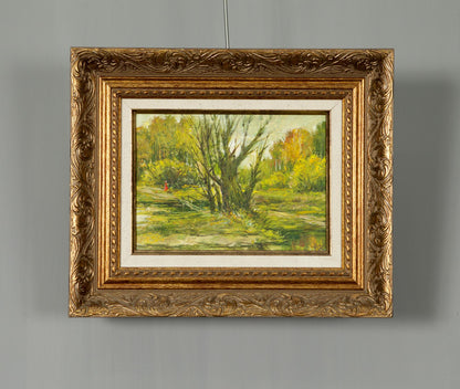 Oil Painting In the Forest