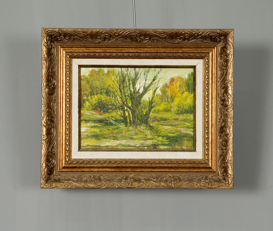 Oil Painting In the Forest