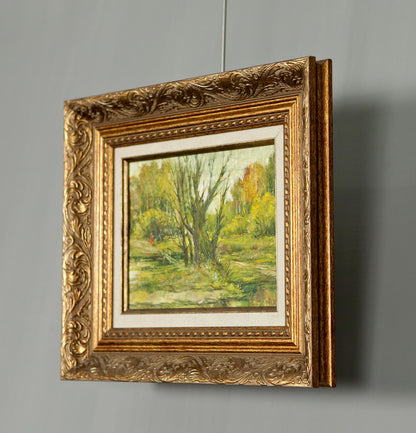 Oil Painting In the Forest