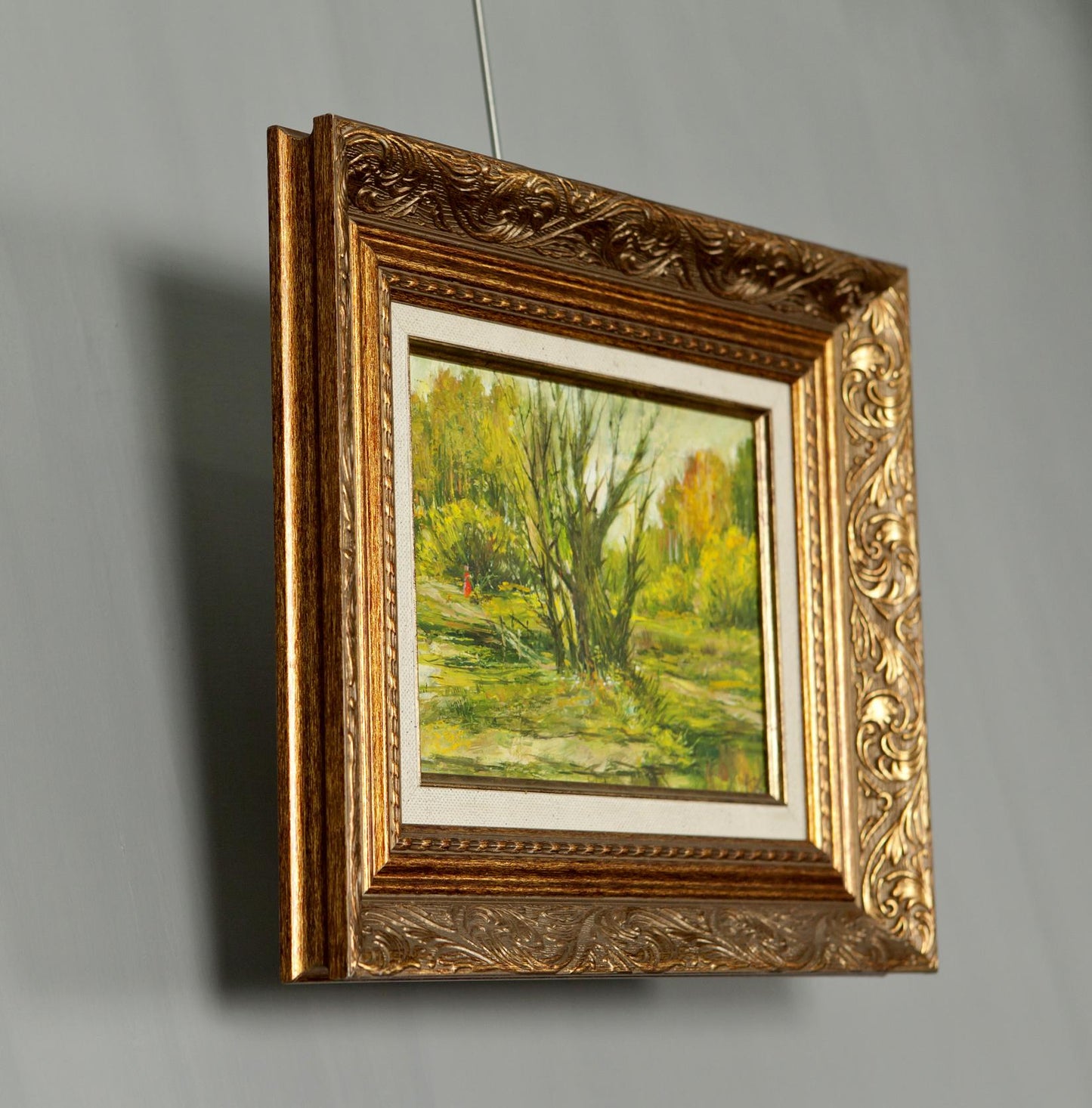 Oil Painting In the Forest