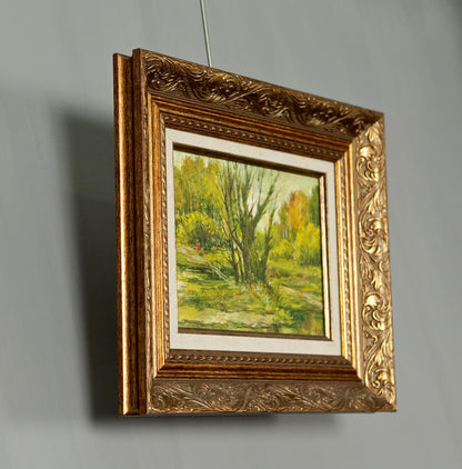 Oil Painting In the Forest
