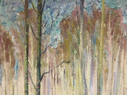 Oil painting Birch Grove Kucherov Alexander Alexandrovich