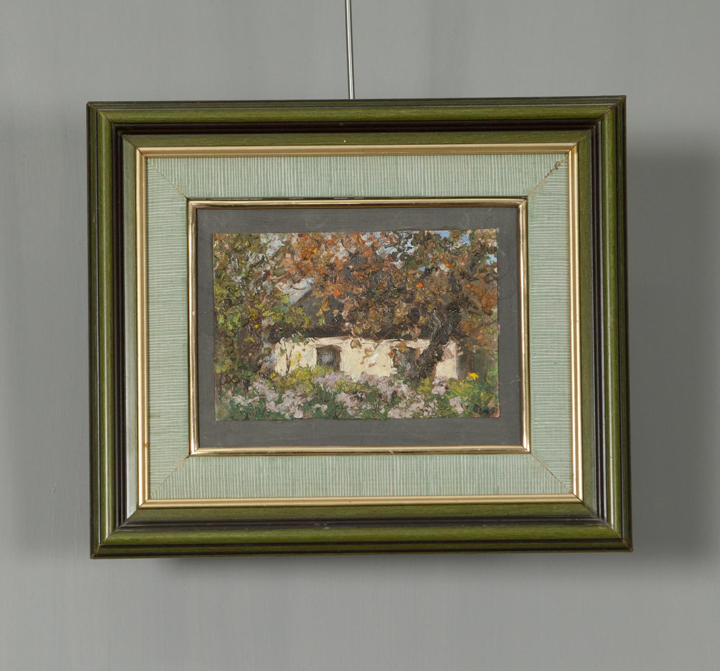 Oil painting an evening over my house Ivan Tsyupka