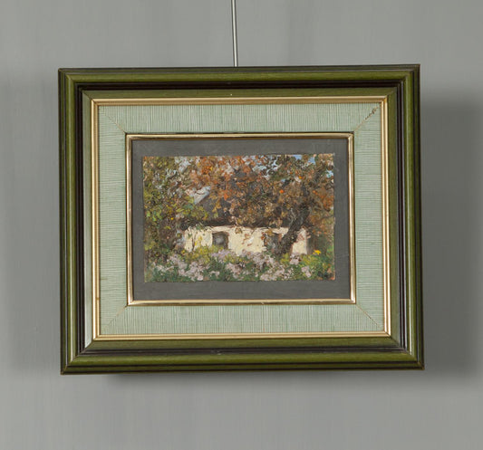 Oil painting an evening over my house Ivan Tsyupka