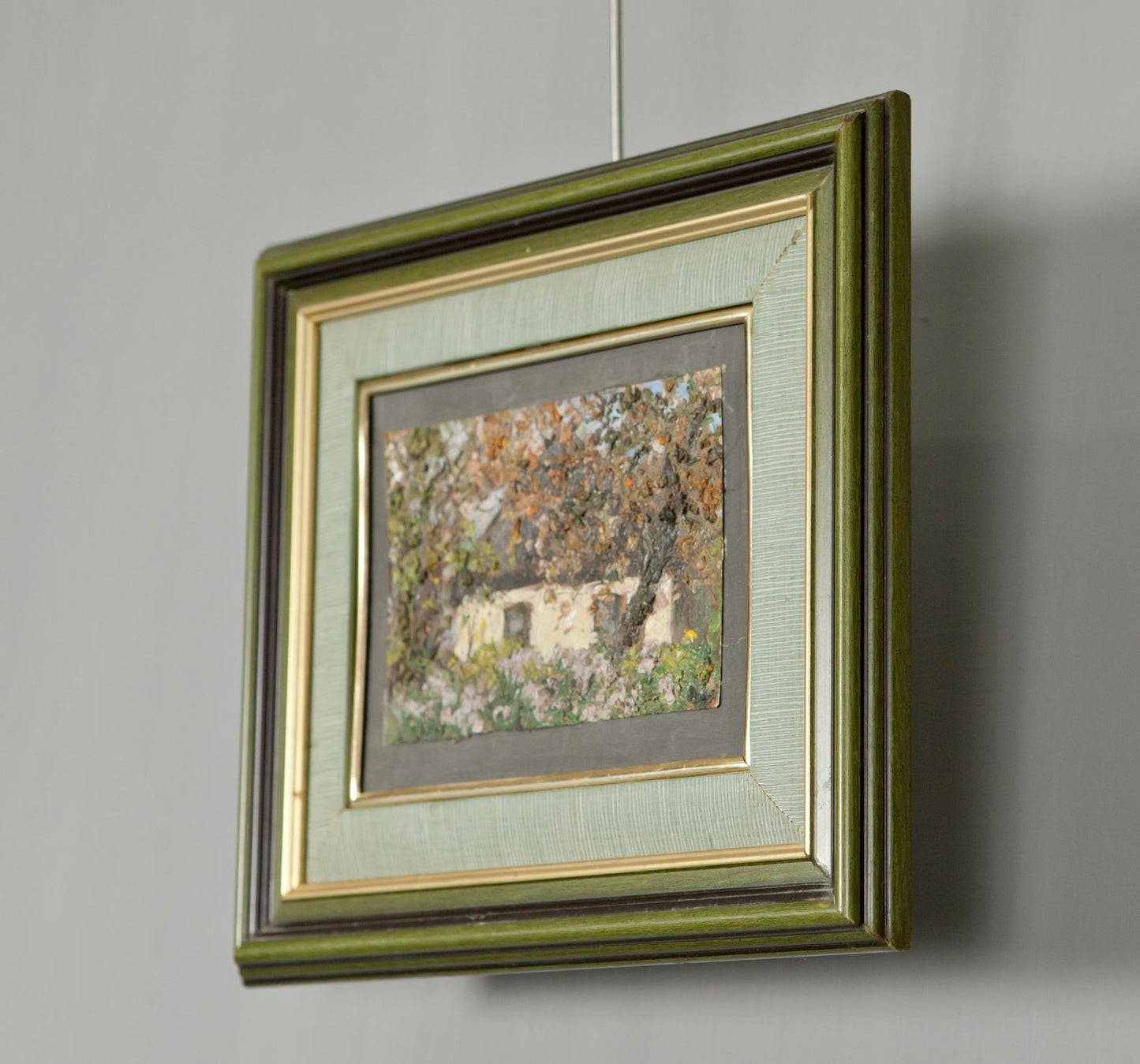 Oil painting an evening over my house Ivan Tsyupka