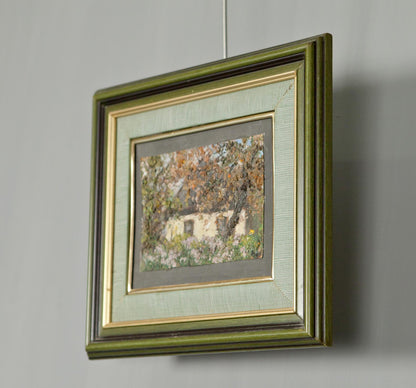 Oil painting an evening over my house Ivan Tsyupka