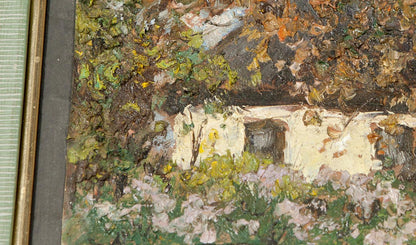 Oil painting an evening over my house Ivan Tsyupka