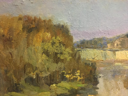 Oil painting Promenade Morozov Leonid Aleksandrovich