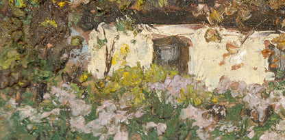 Oil painting an evening over my house Ivan Tsyupka