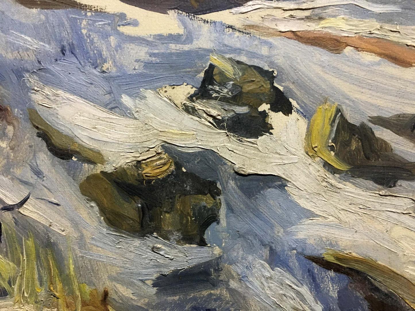 Winter landscape oil painting Kolesnik Vladimir Artemyevich