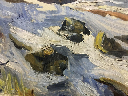 Winter landscape oil painting Kolesnik Vladimir Artemyevich