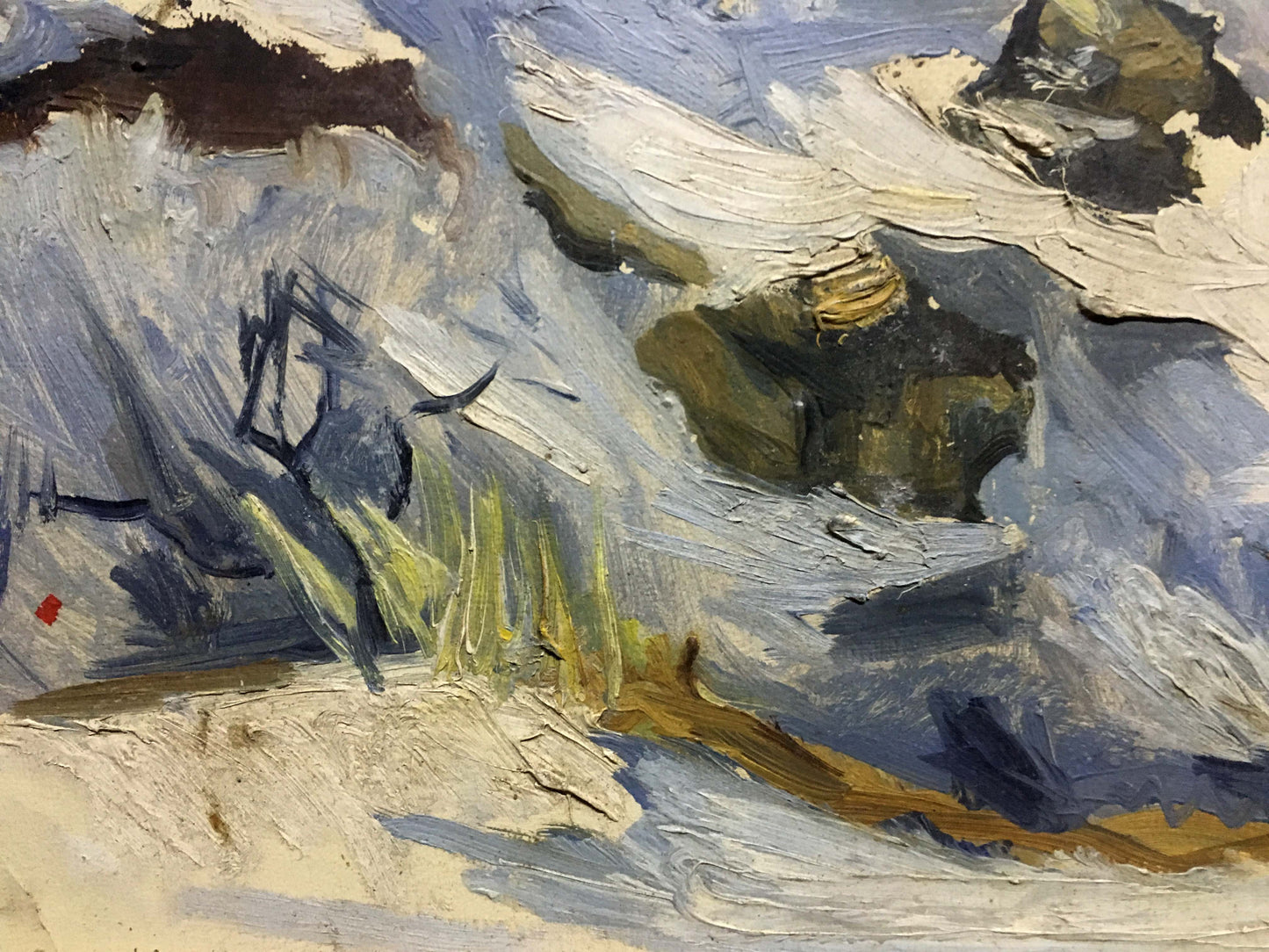 Winter landscape oil painting Kolesnik Vladimir Artemyevich