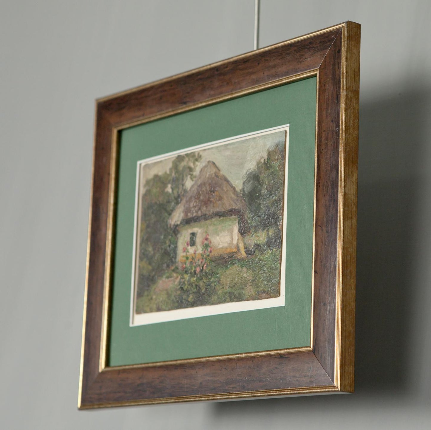 Rural Houses Oil Painting / Soviet Artist Zyupka I.