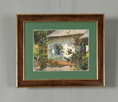 Oil Painting Lonely House Ivan Tsyupka / Rural Landscape