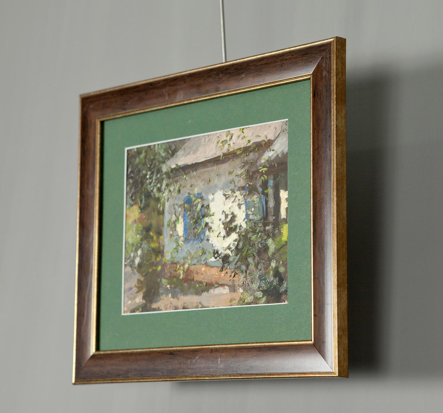 Oil Painting Lonely House Ivan Tsyupka / Rural Landscape