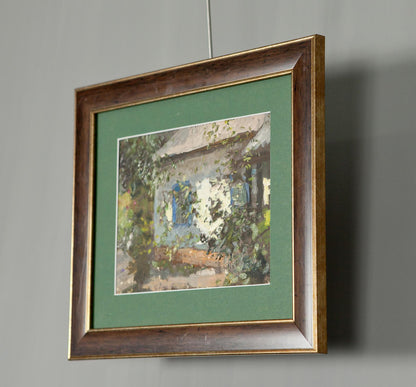 Oil Painting Lonely House Ivan Tsyupka / Rural Landscape