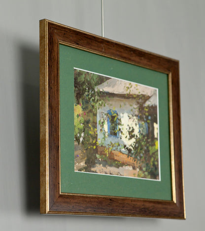 Oil Painting Lonely House Ivan Tsyupka / Rural Landscape