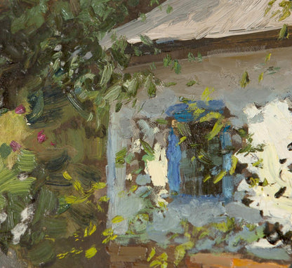 Oil Painting Lonely House Ivan Tsyupka / Rural Landscape