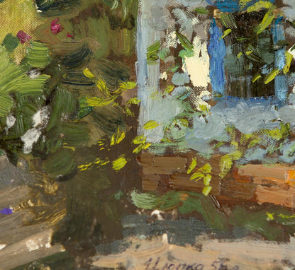 Oil Painting Lonely House Ivan Tsyupka / Rural Landscape