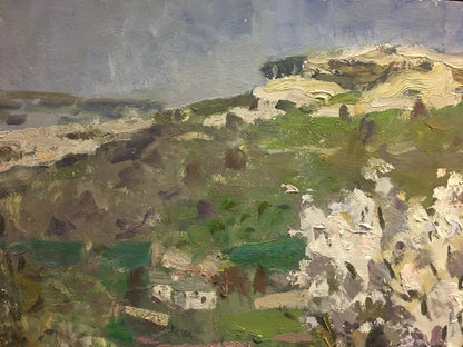 Oil painting Blooming tree Golub Stepan Filippovich