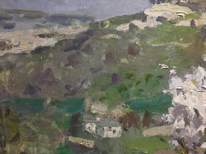 Oil painting Blooming tree Golub Stepan Filippovich