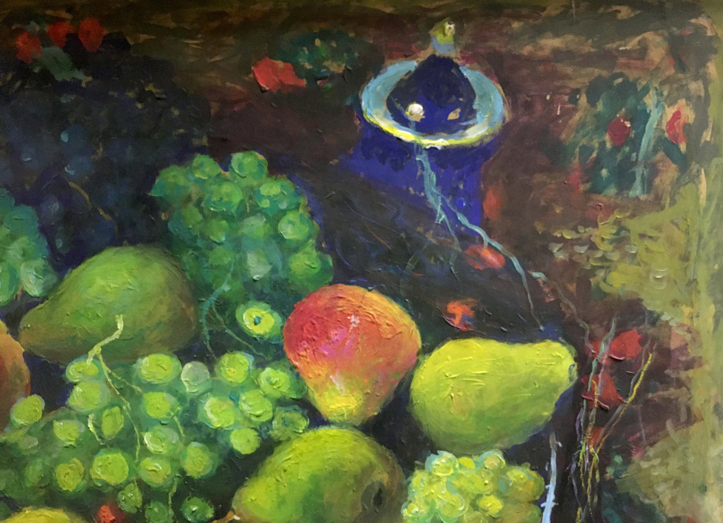 Oil painting Fruit on the table  Maksimenko Nikolay Antonovich