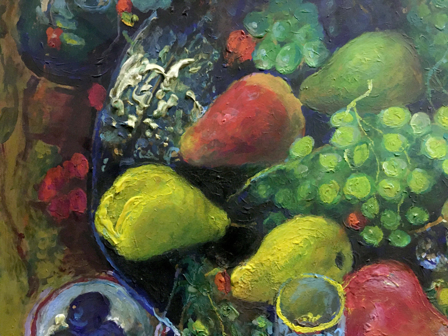 Oil painting Fruit on the table  Maksimenko Nikolay Antonovich