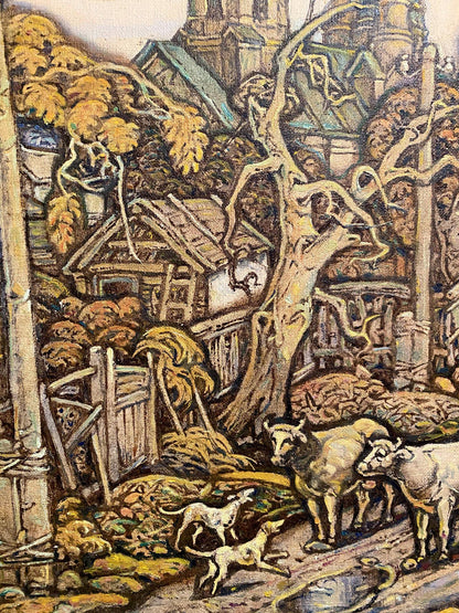Oil painting Autumn, province Litvinov Oleg Arkad'yevich