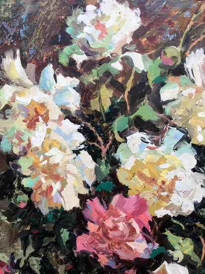Peony oil painting V.Khomchuk