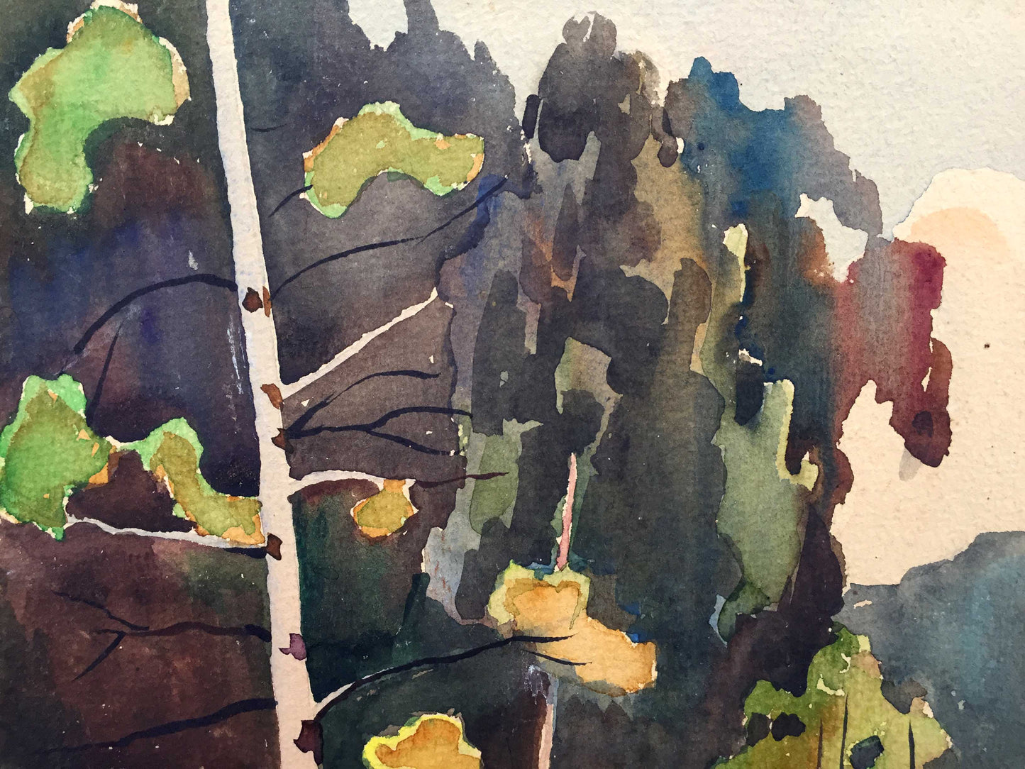 Watercolor painting Trostyanets Zosenko Valery Kuprianovich