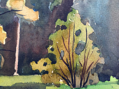 Watercolor painting Trostyanets Zosenko Valery Kuprianovich