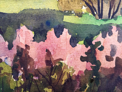 Watercolor painting Trostyanets Zosenko Valery Kuprianovich