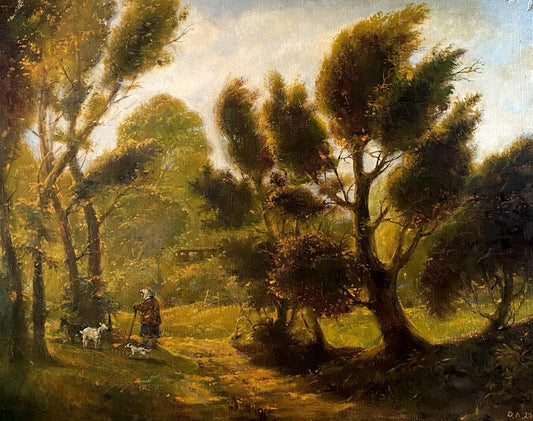 Oil painting September day Oleg Litvinov