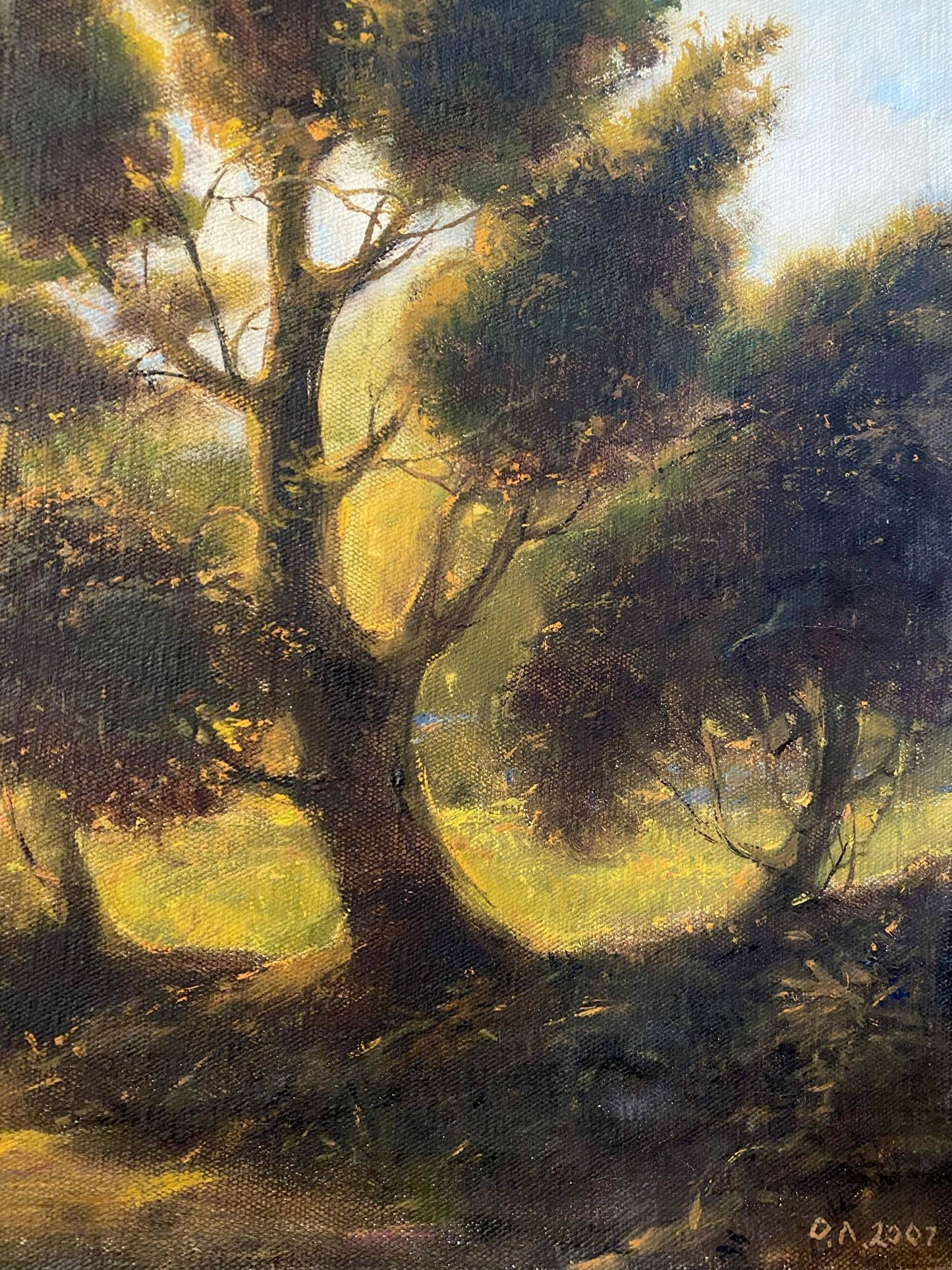 Oil painting September day Oleg Litvinov