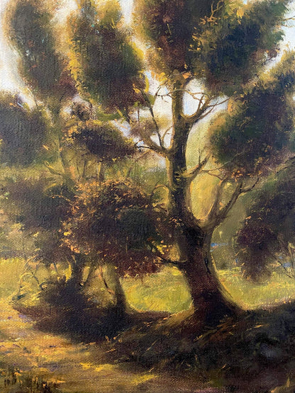 Oil painting September day Oleg Litvinov