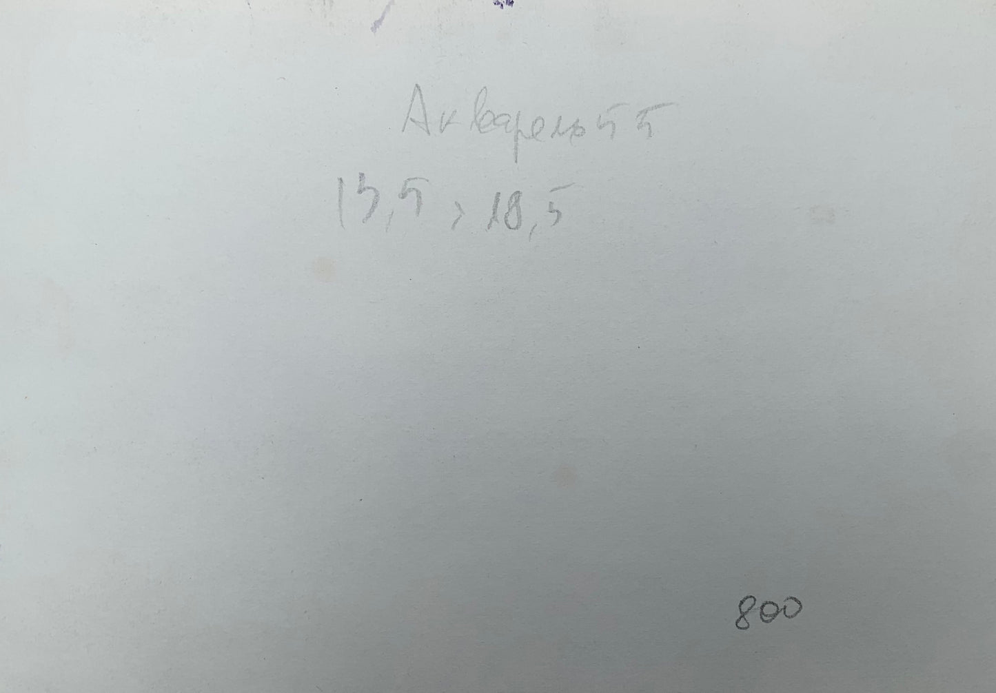 Watercolor painting Village edge Viktor Mikhailichenko