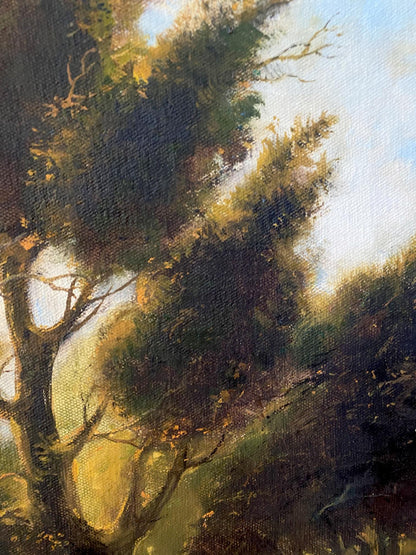 Oil painting September day Oleg Litvinov