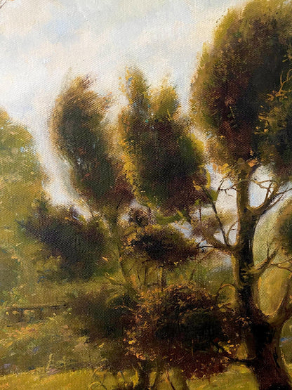 Oil painting September day Oleg Litvinov