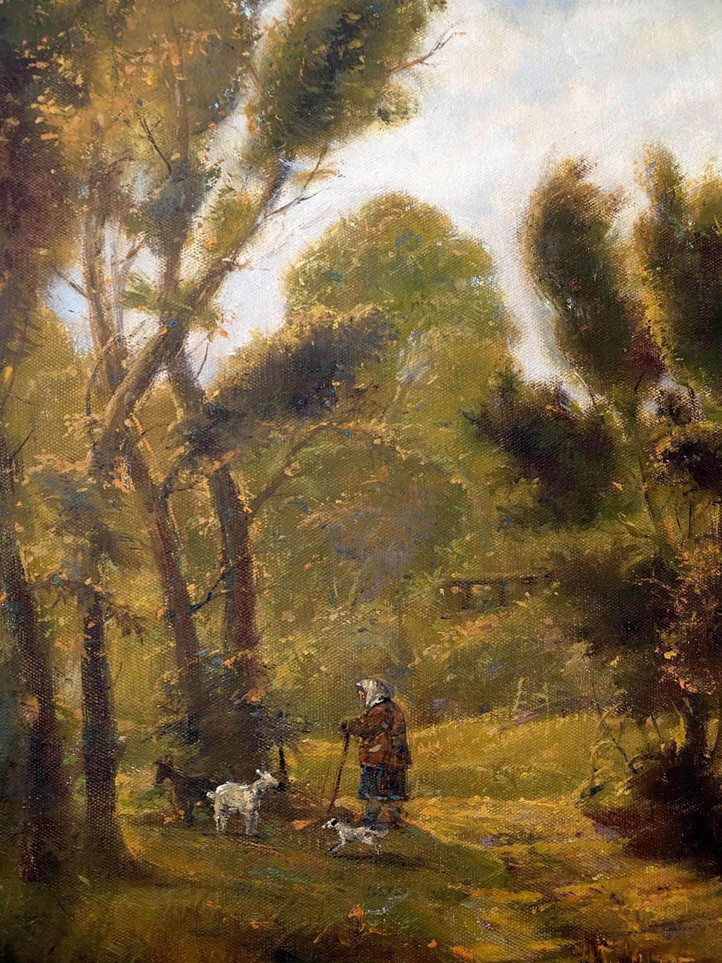Oil painting September day Oleg Litvinov