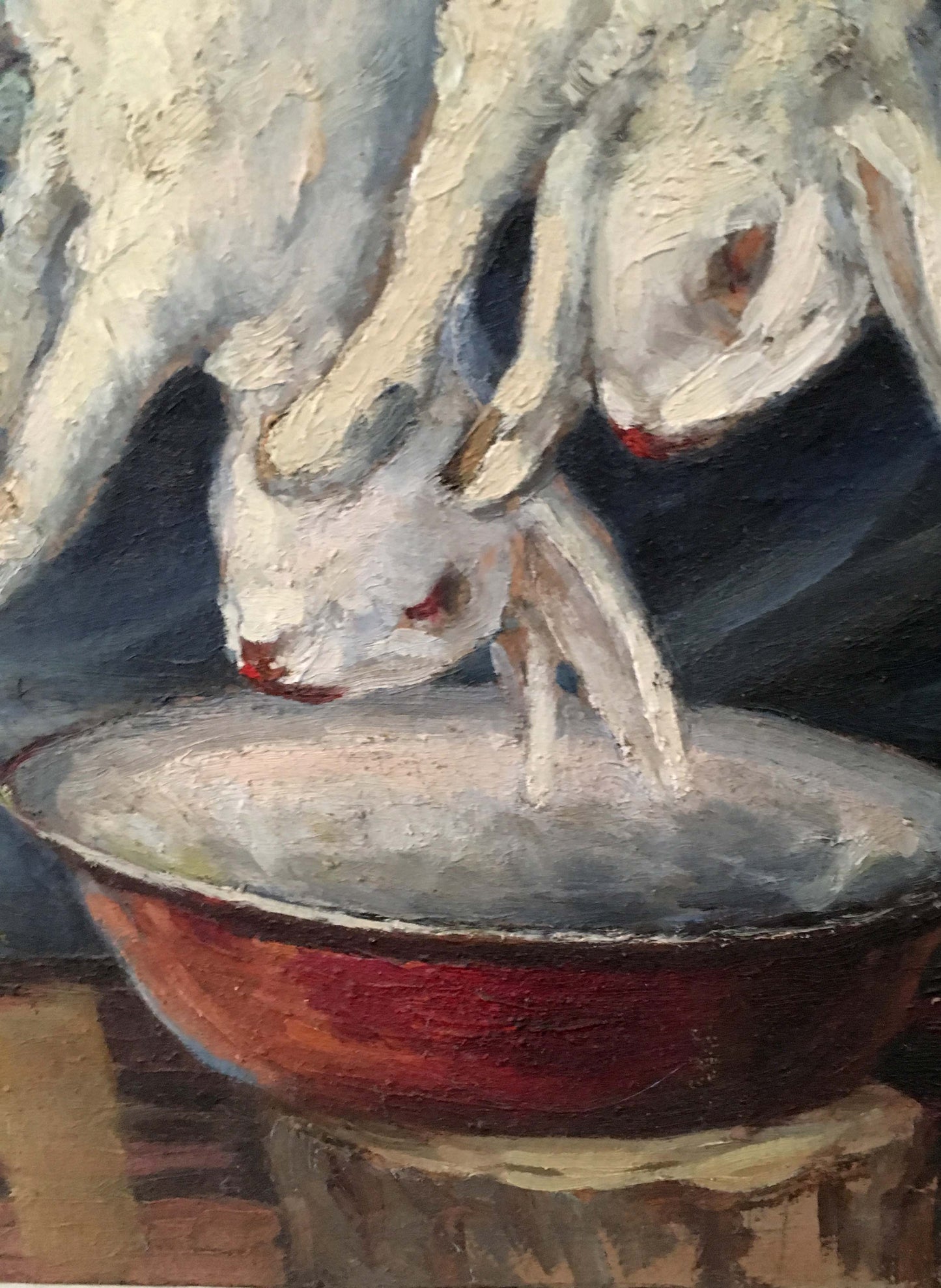 Oil painting hunting still life A. Cherkas