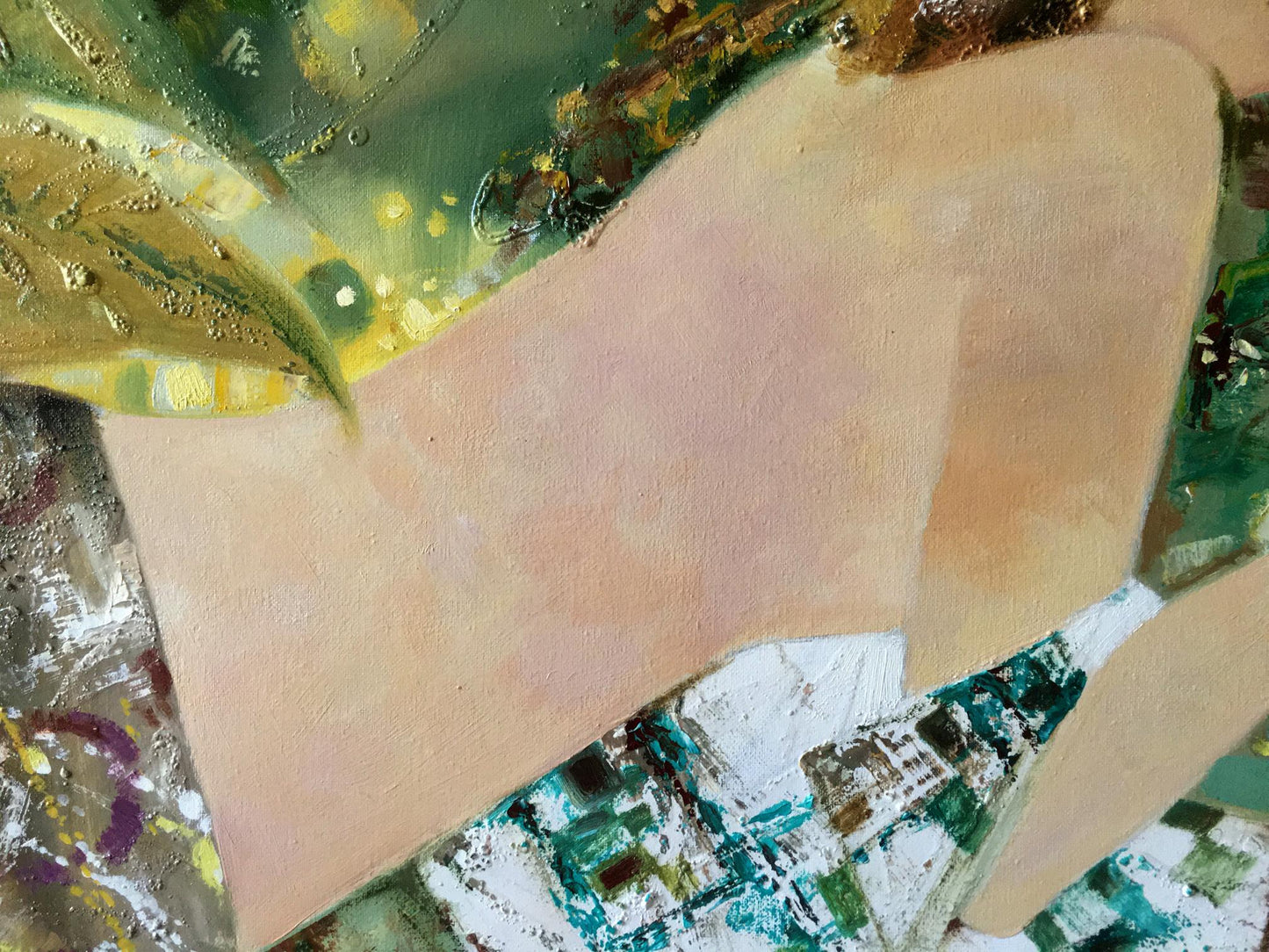 Abstract oil painting Sleep Anatoly Borisovich Tarabanov
