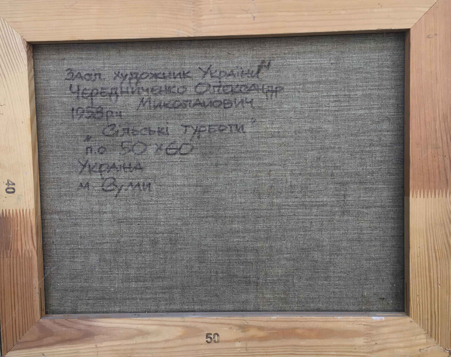 Oil painting rural concerns Alexander Nikolayevich Cherednichenko