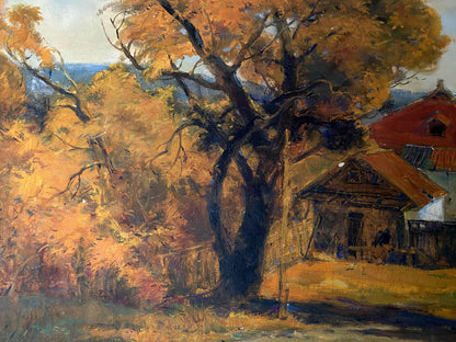 Oil painting Evening call Litvinov Oleg Arkad'yevich