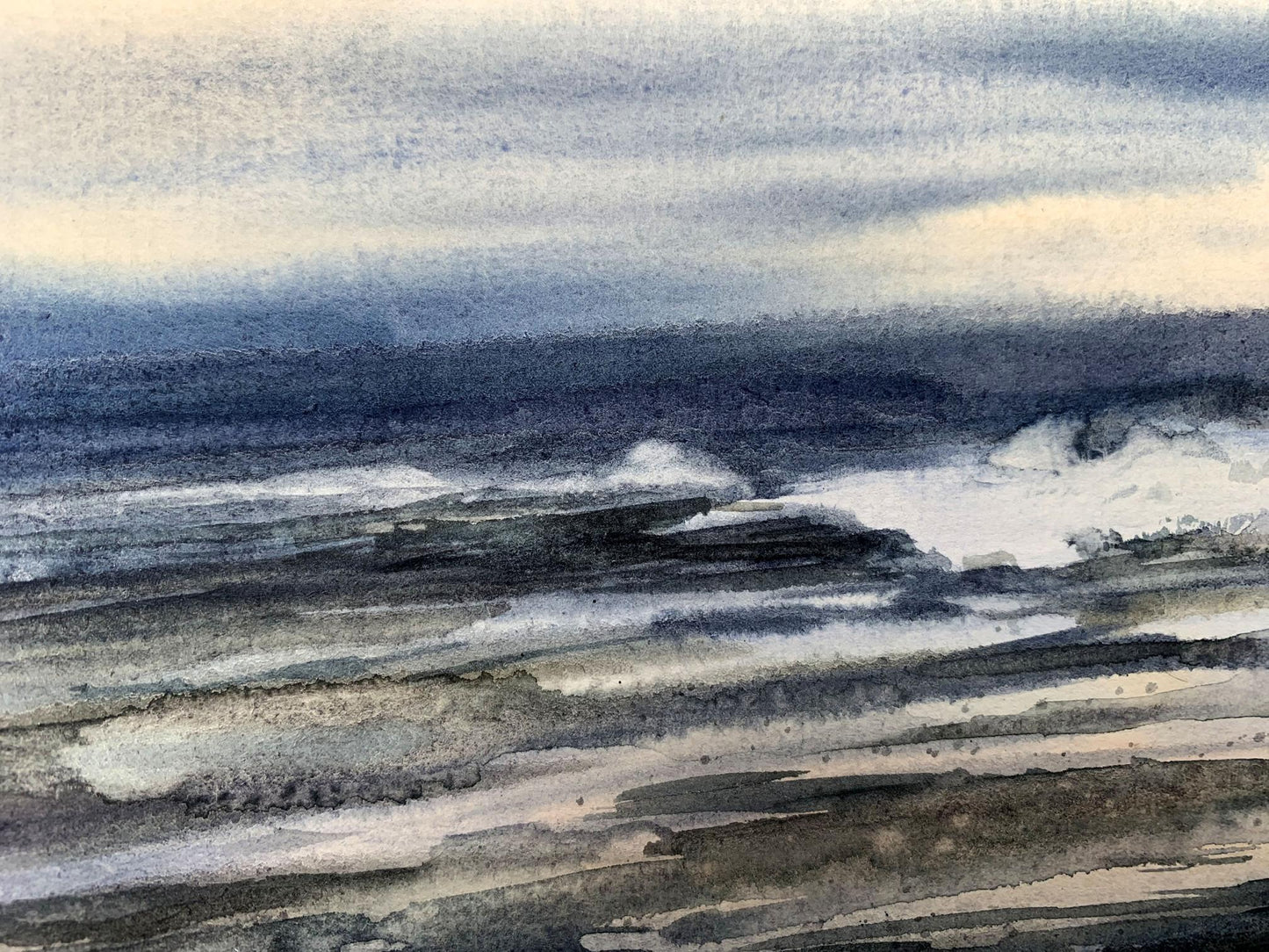 Watercolor painting In the swamps Viktor Mikhailichenko