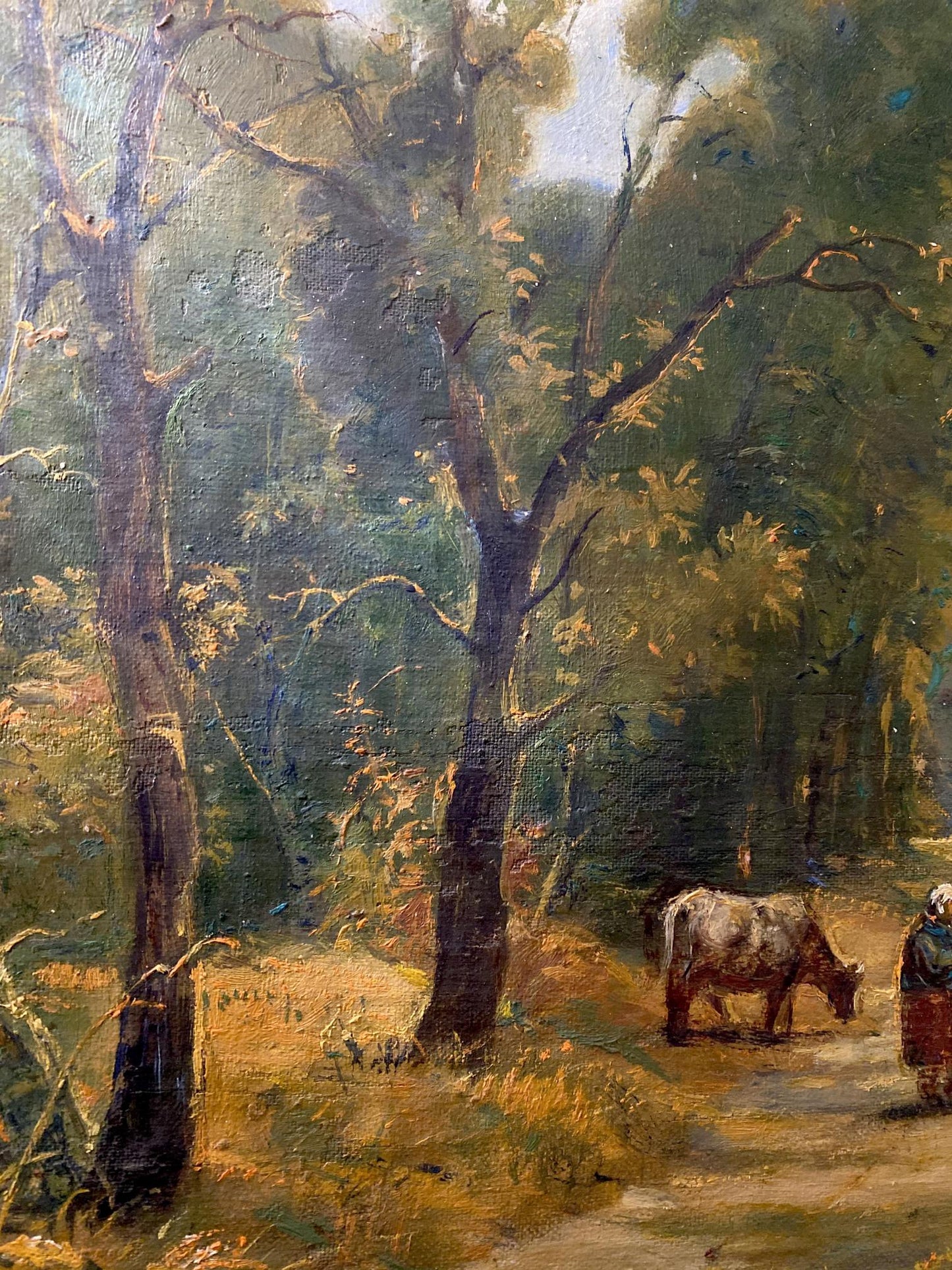 Oil painting Herd in planting Litvinov Oleg Arkad'yevich